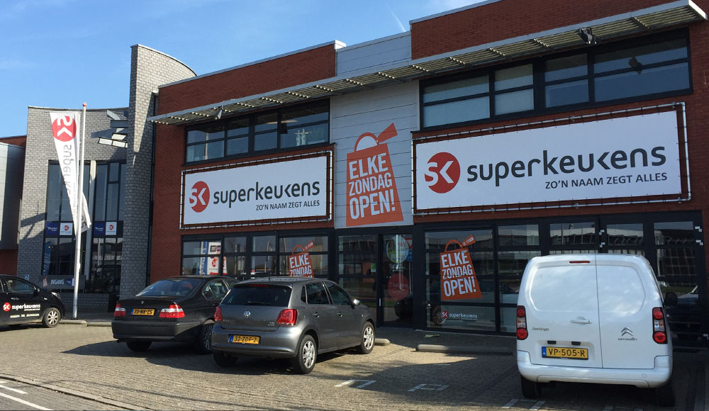 Superkeukens showroom in Huissen