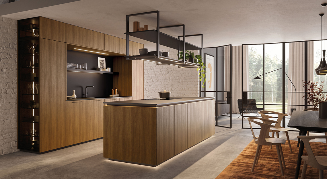 Rotpunkt keuken zerox sy ver loft brown oak